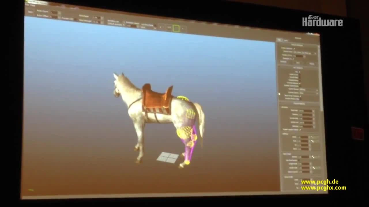 Демонстрация технологии шерсти и волос в The Witcher 3