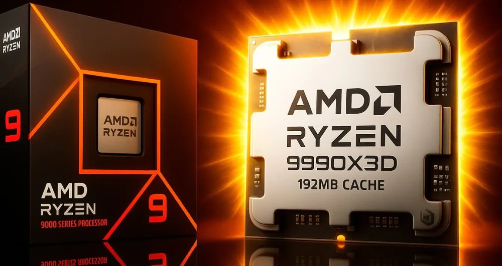 AMD Ryzen 9 9990X3D станет самым быстрым игровым процессором, превзойдя 9800X3D