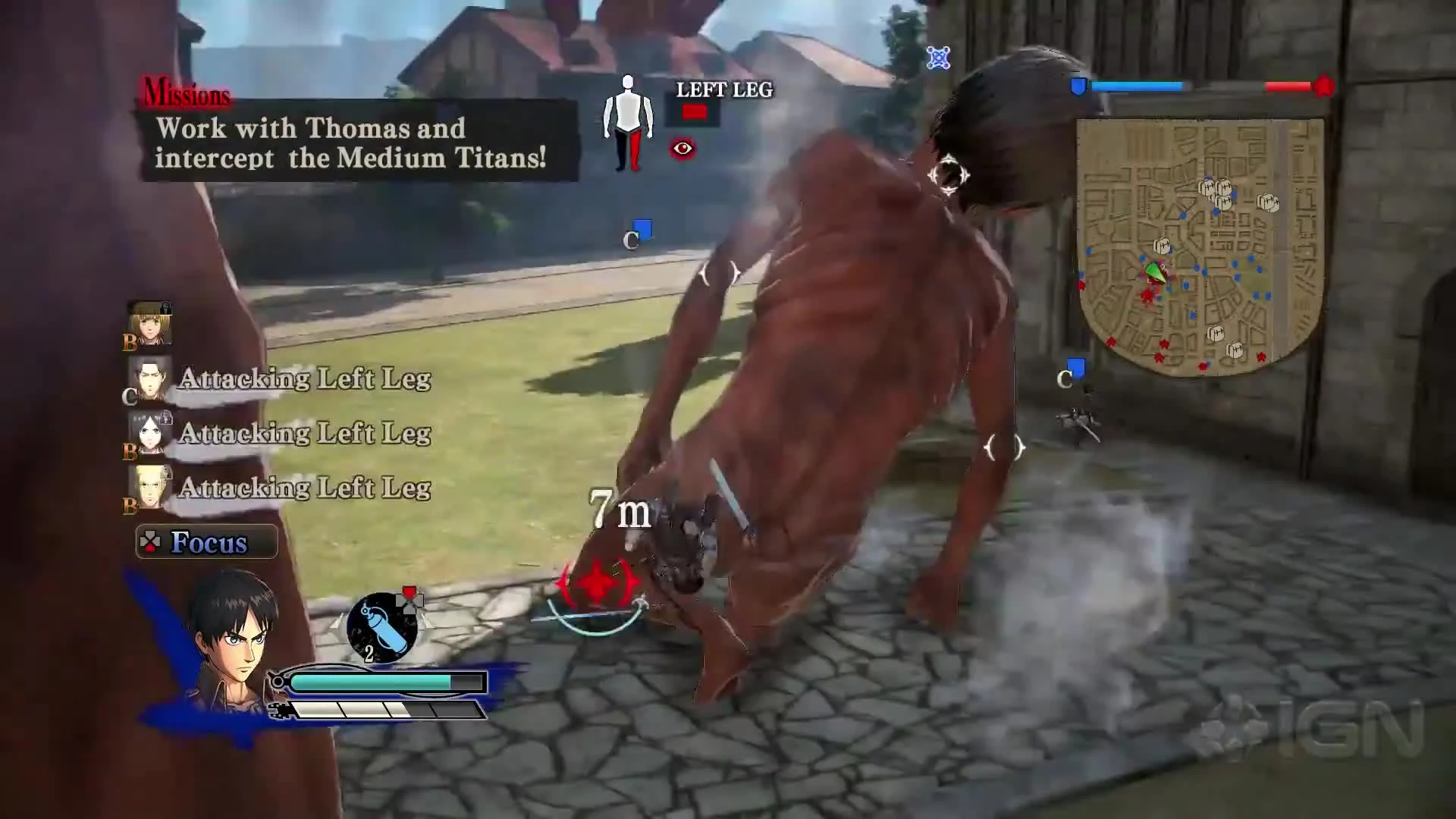 Немного геймплея PC-версии Attack on Titan