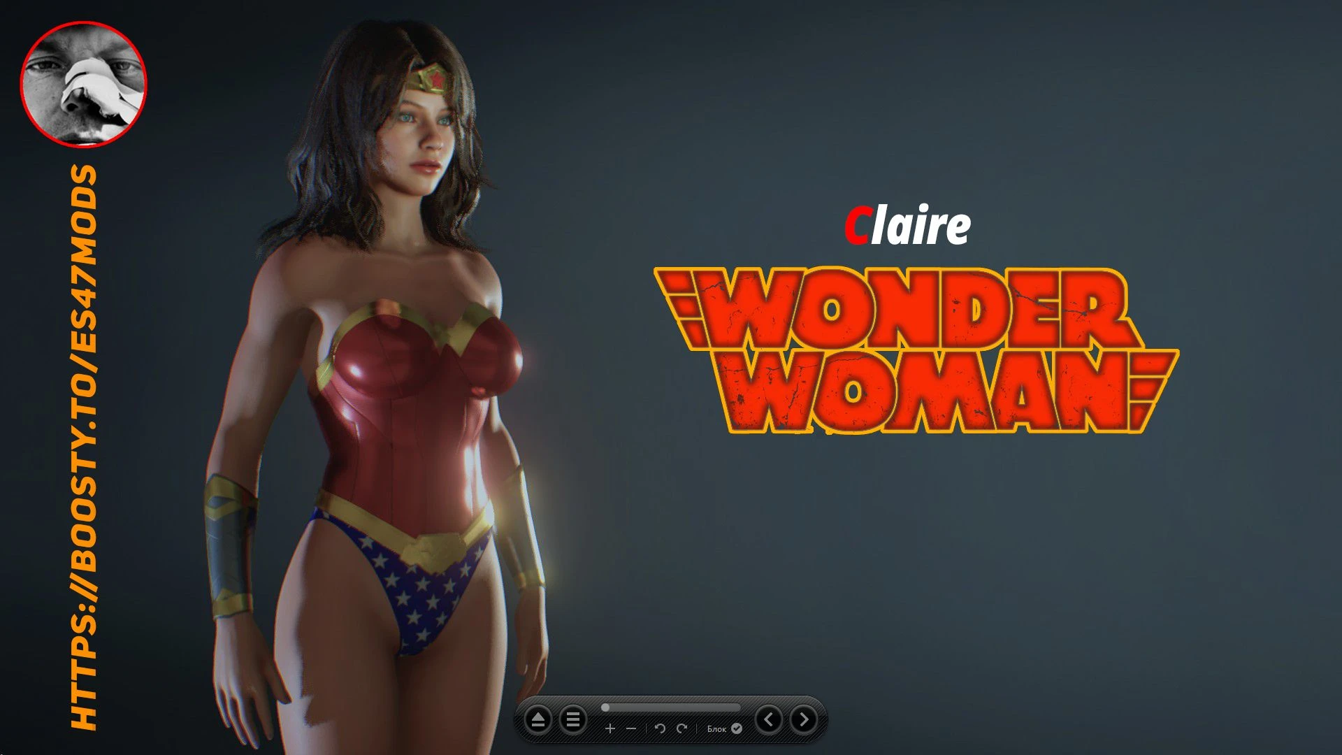 Resident Evil 2 "Клэр Чудо женщина"