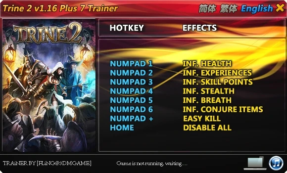 Trine 2: Трейнер/Trainer (+7) [1.16] {FLiNG}