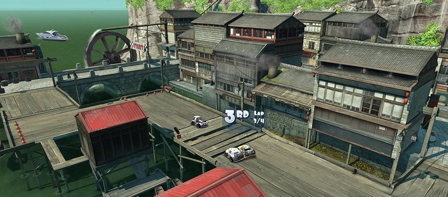 Запись игрового процесса гонок Mini Motor Racing X