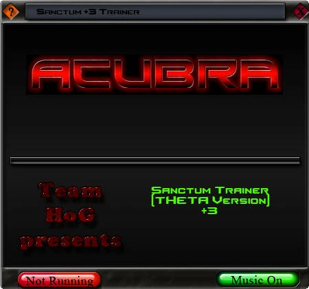 Sanctum: Трейнер (+3) [1.0.6917] {HoG}