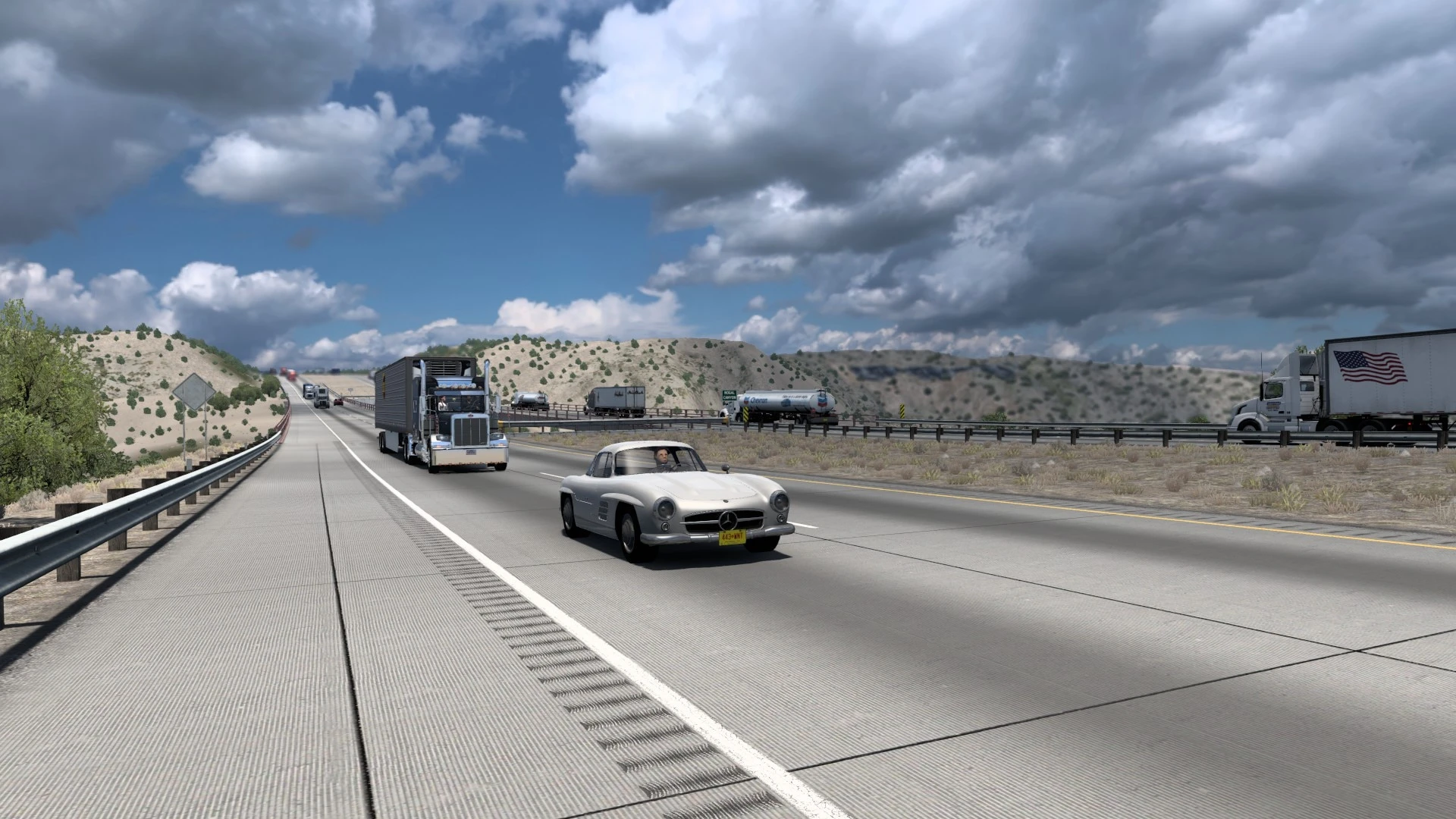 В симуляторе дальнобойщика American Truck Simulator наконец-то можно будет сесть за руль легковушки