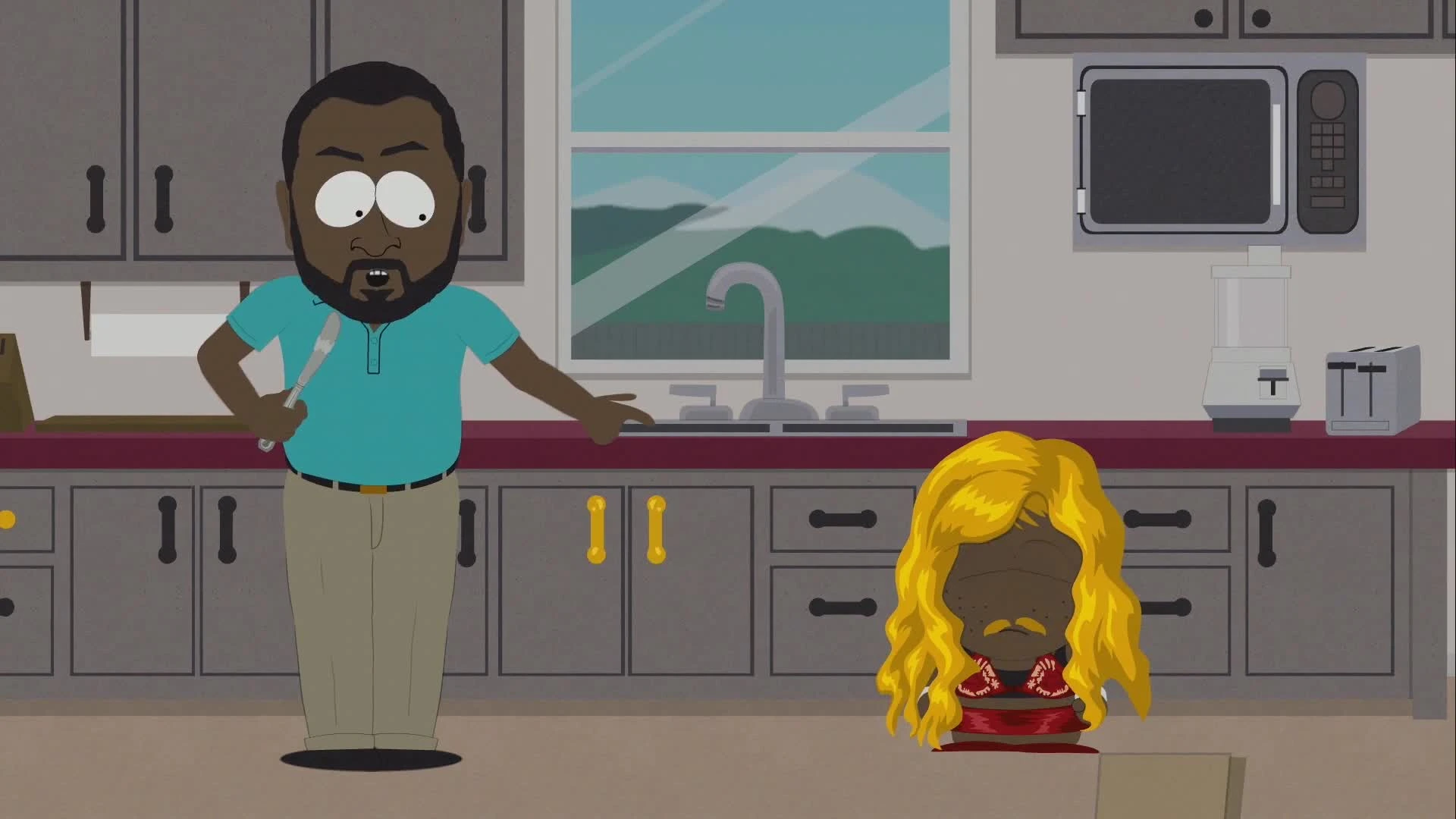 Морган Фримен в South Park the Fractured But Whole