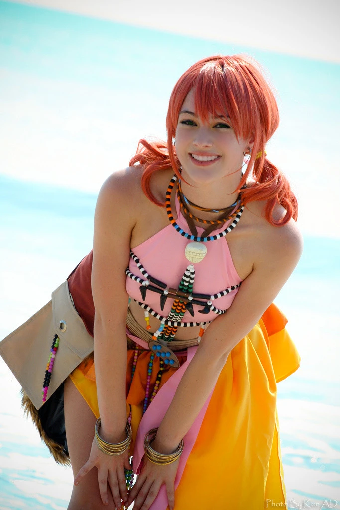 Косплей Оэрба Диа Ваниль (Oerba Dia Vanille) из Final Fantasy XIII