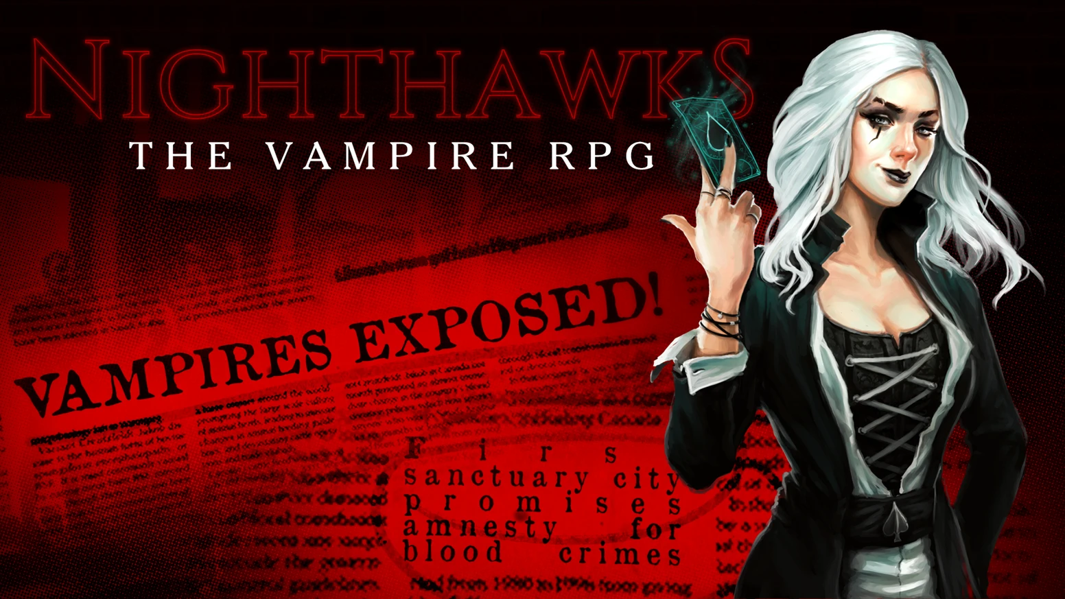 Вампирская ролевая игра Nighthawks вышла на Kickstarter