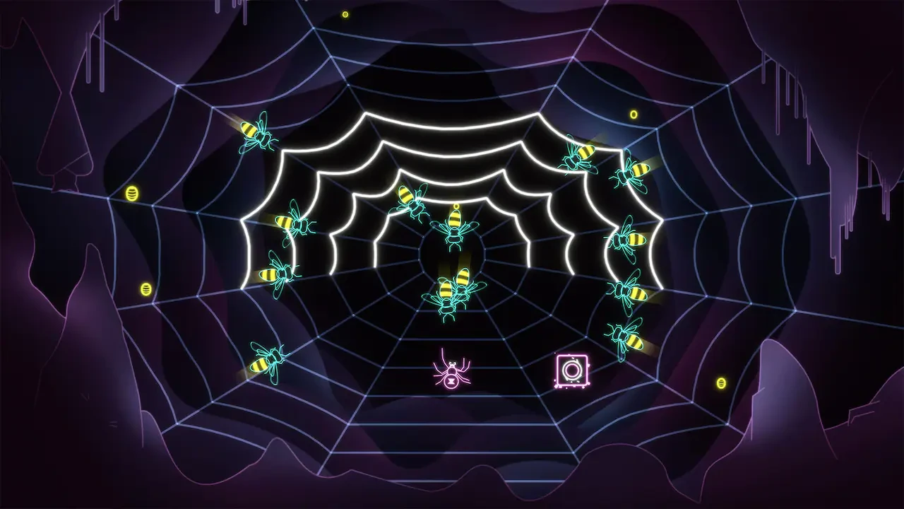 Видео игрового процесса классического аркадного шутера Black Widow - Recharged