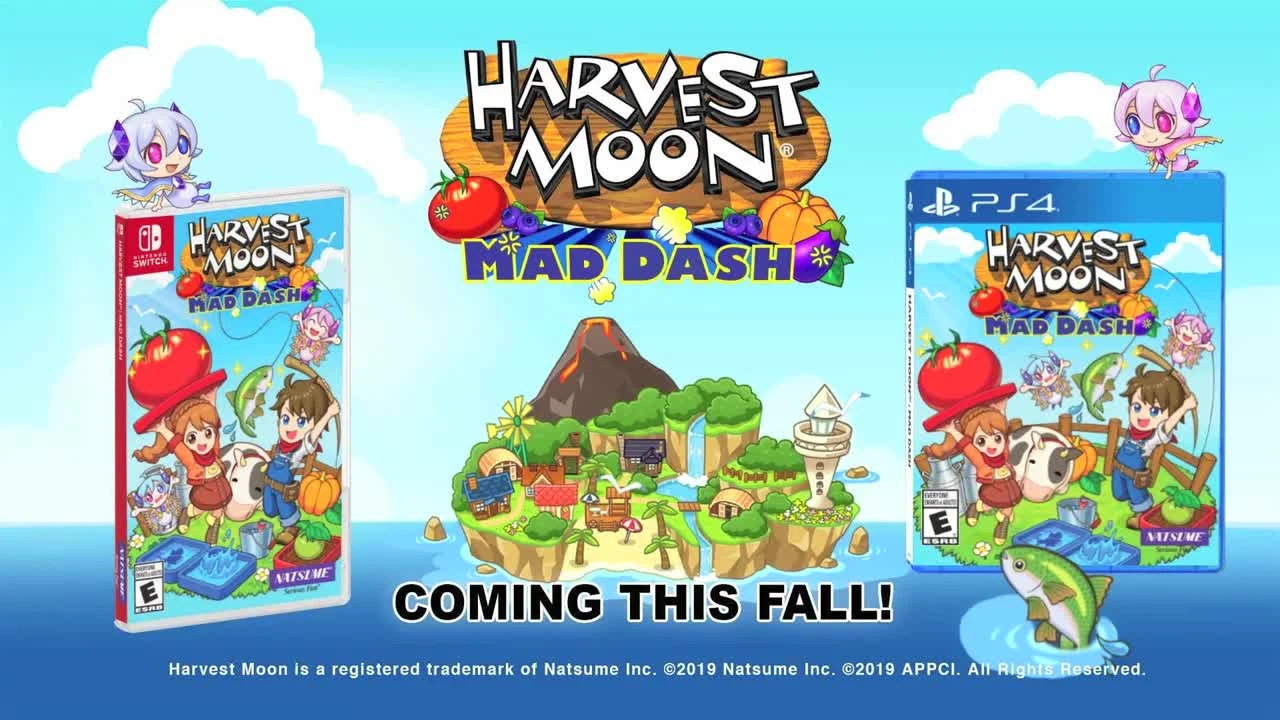 Первый трейлер Harvest Moon: Mad Dash