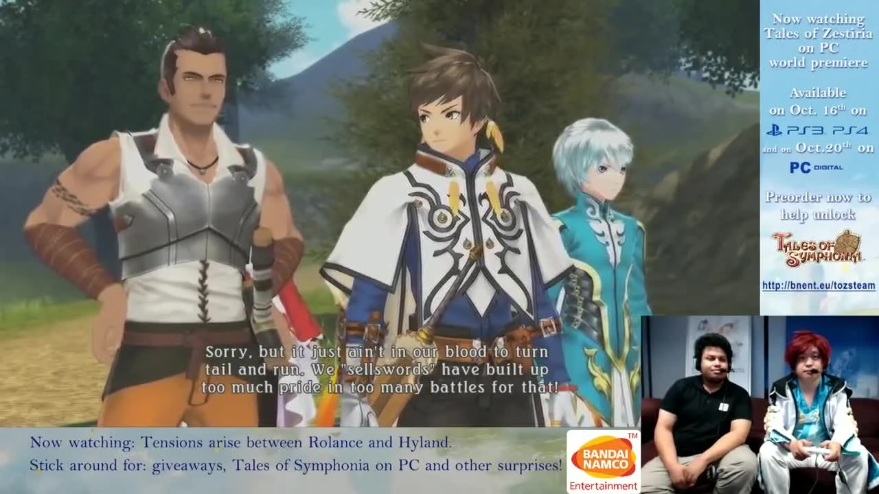 Tales of Zestiria/Symphonia - PC/PS4/PS3 [Живой стрим] Полный