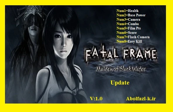 Fatal Frame: Maiden of Black Water: Трейнер/Trainer (+8) [1.0 Fixed] {Abolfazl.k}