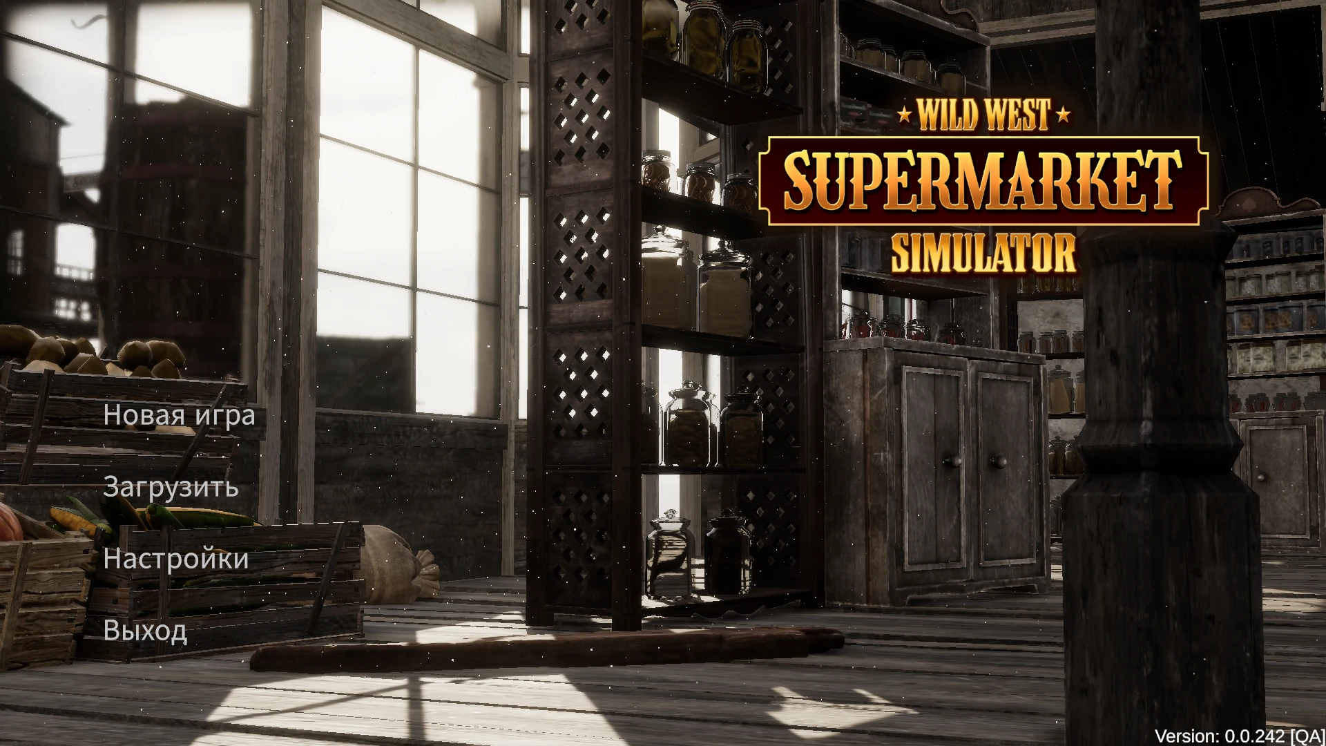 Wild West Supermarket Simulator "Сохранение - Начало игры, много денег" [v0.0.255]