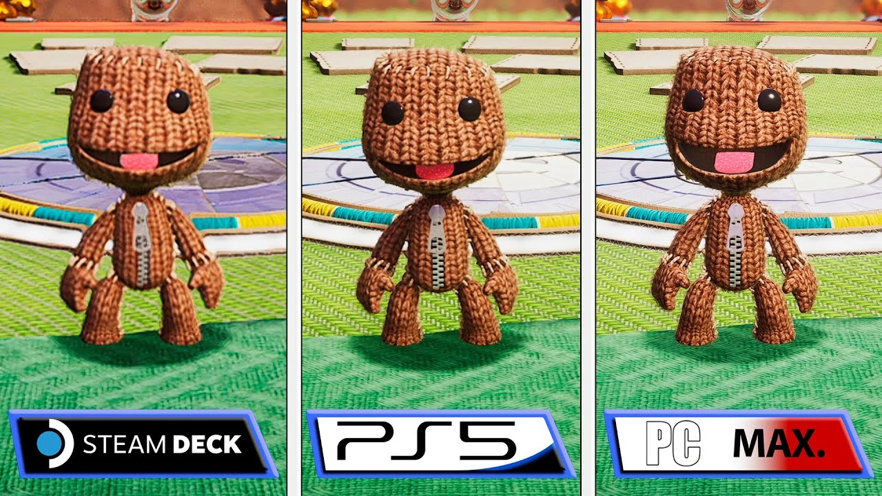 Блогер сравнил графику Sackboy: A Big Adventure на ПК, PS5 и Steam Deck