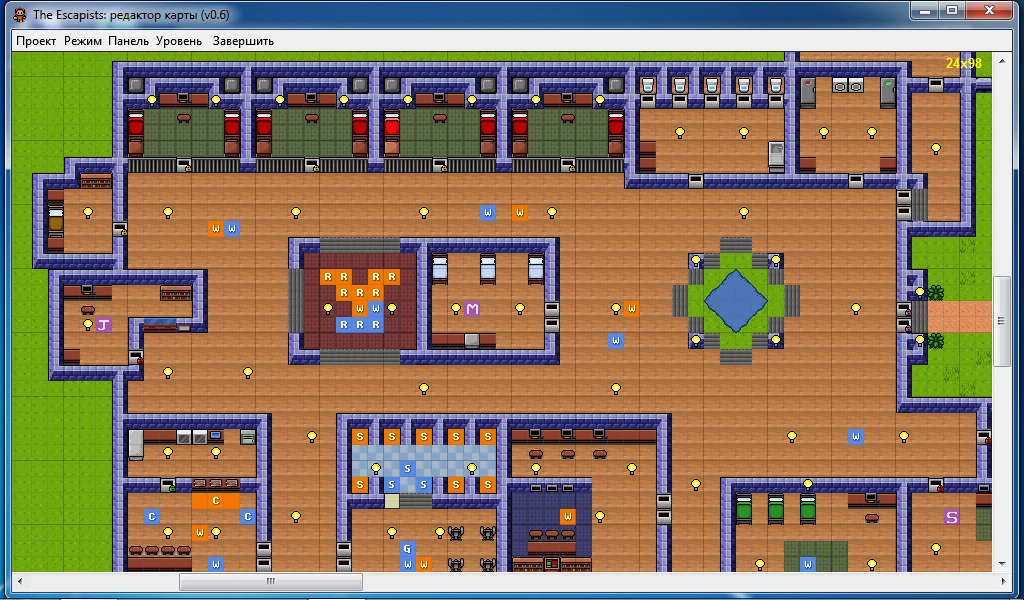 Escapists "Роскош. Тюрьма(EASY)"