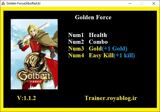 Golden Force: Трейнер/Trainer (+4) [1.1.2] {Abolfazl.k}