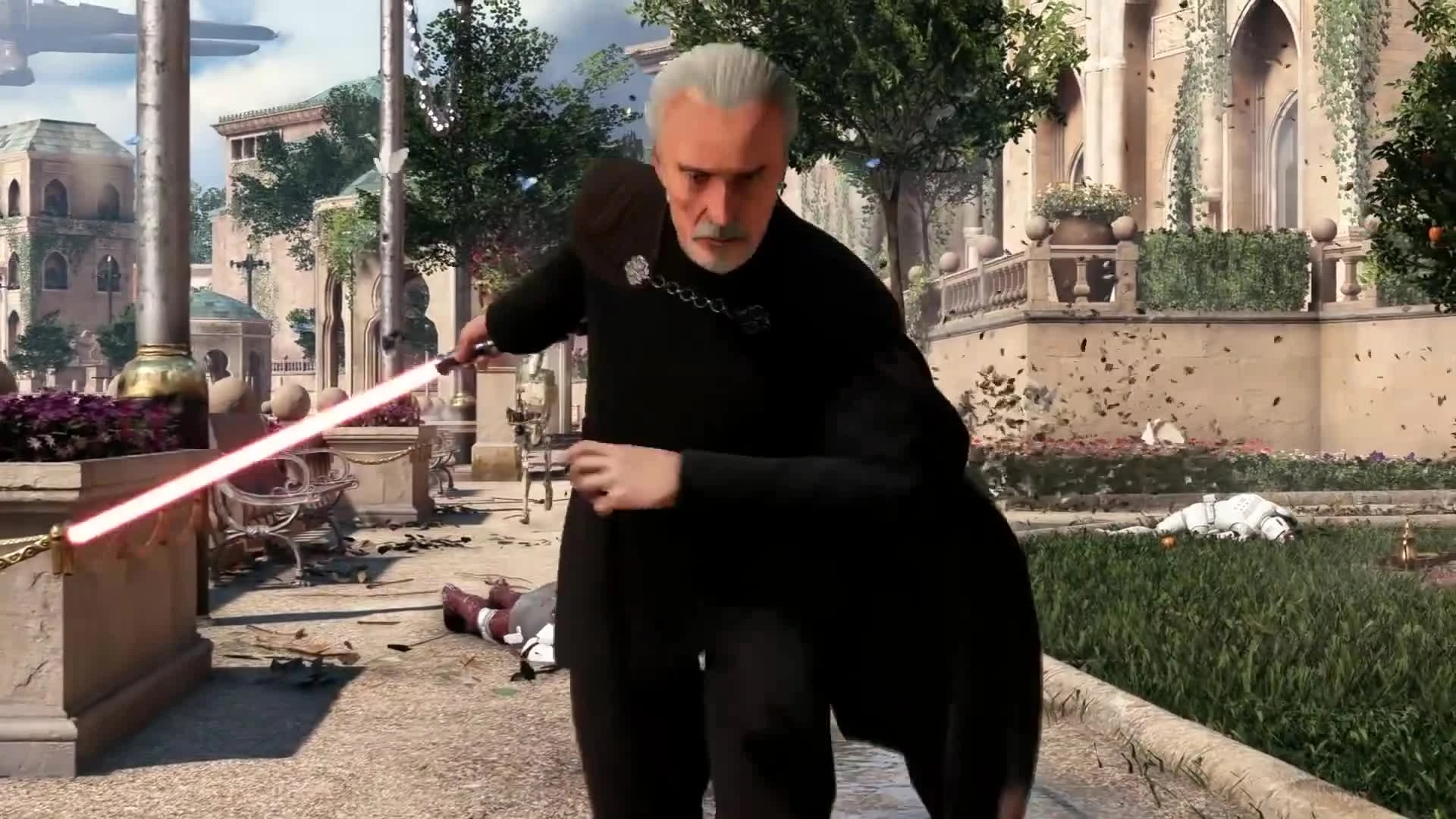 Трейлер Графа Дуку в игре "Star Wars: Battlefront II"