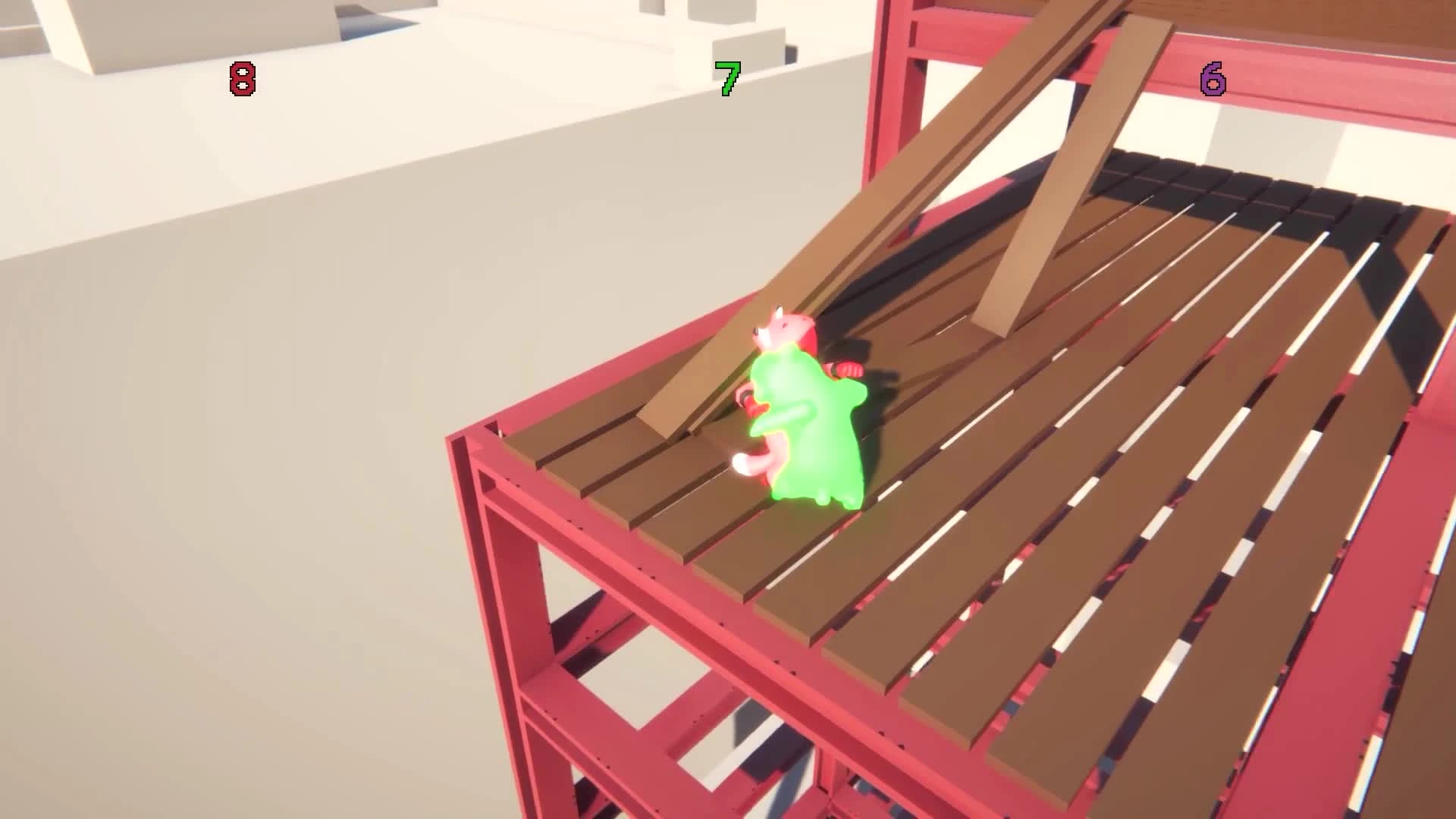 Убило большой сосиской. Угар в Gang Beasts