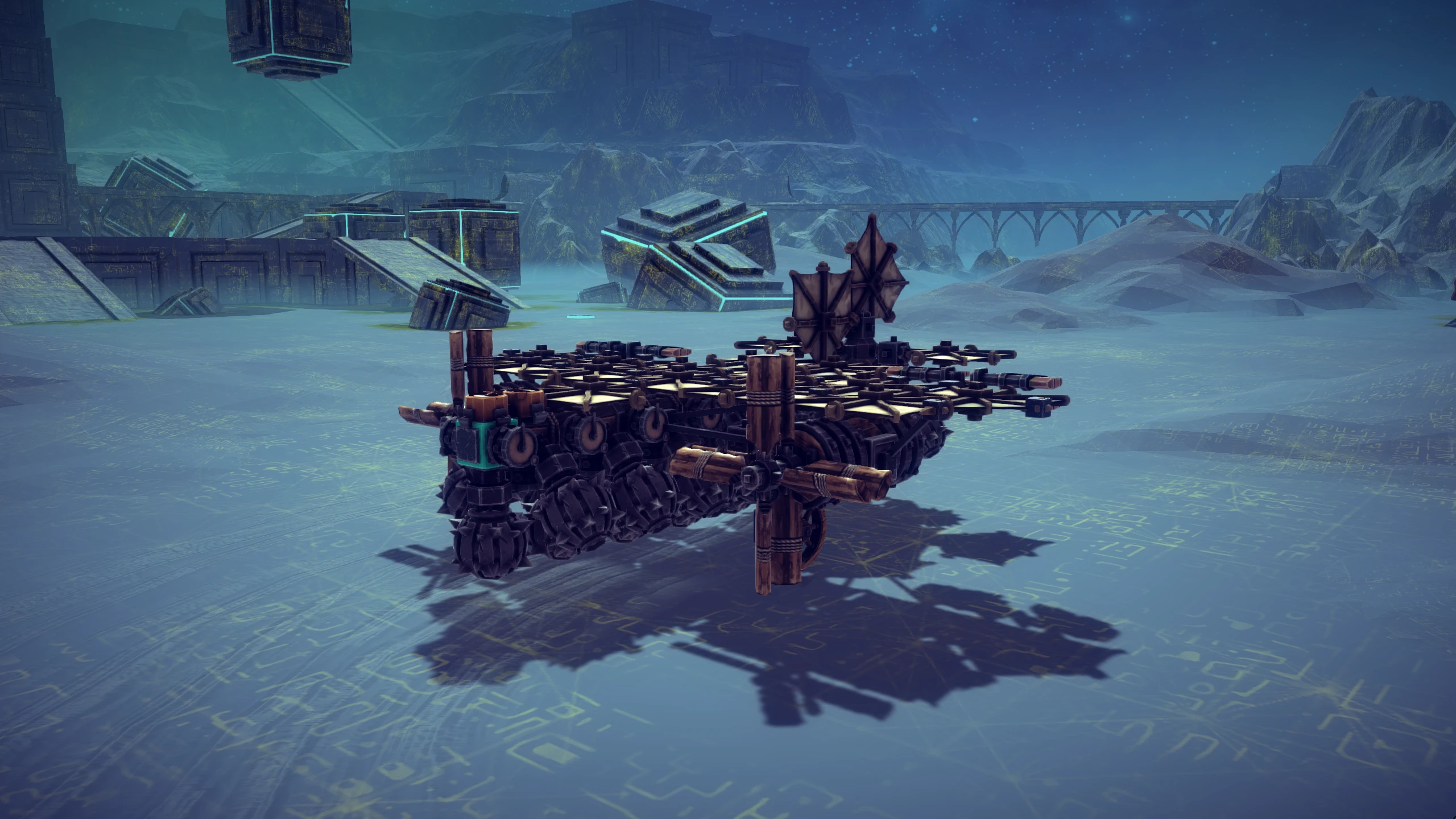 Besiege "Тяжелый Бомбардировщик mk4 "
