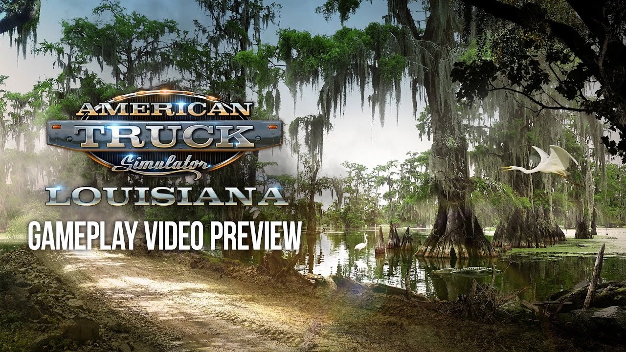 Разработчики SCS Software показали первый геймплей из будущего DLC Луизиана для American Truck Simulator