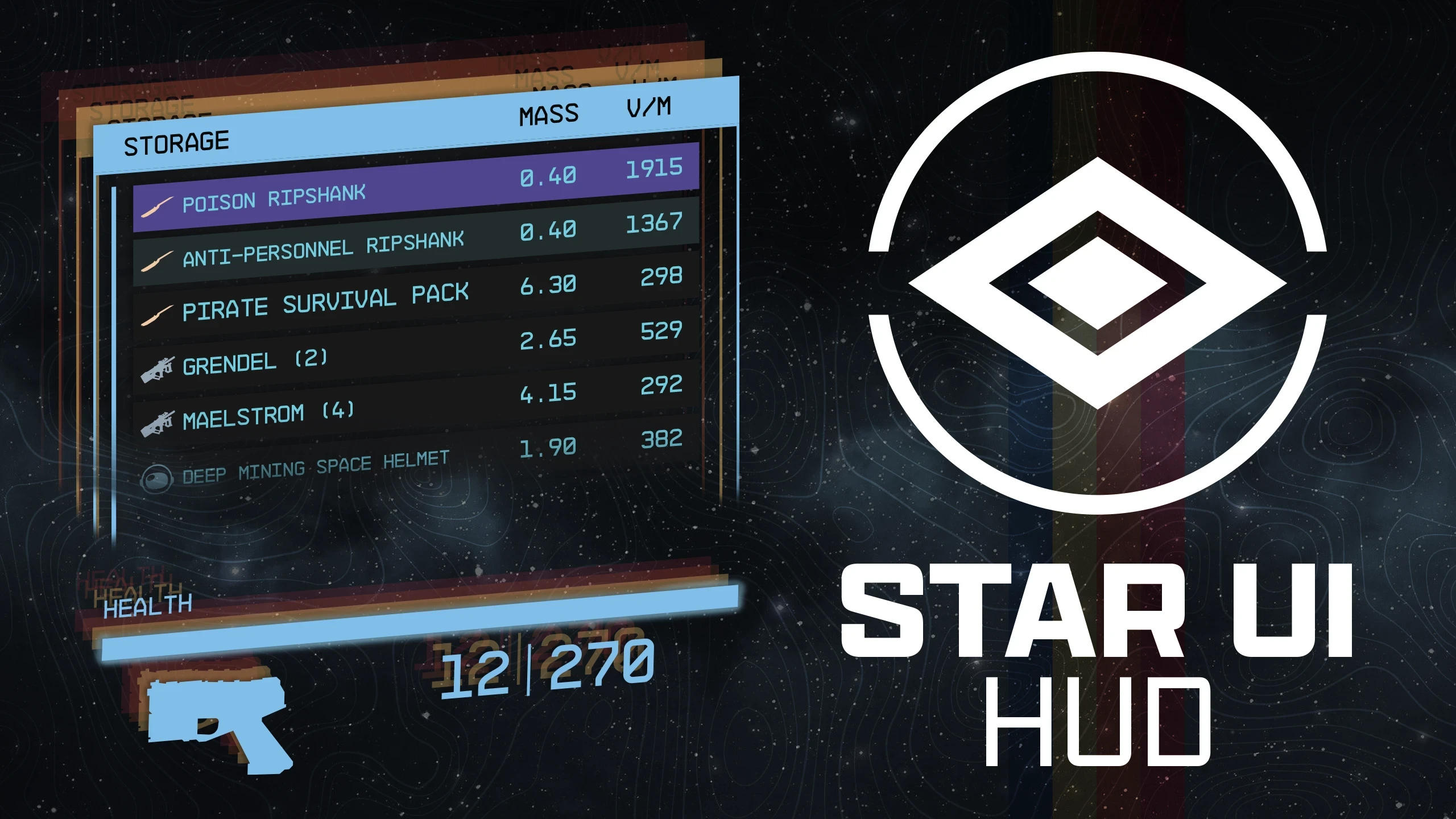 Starfield "Мод на интерфейс - StarUI HUD" [v1.2]