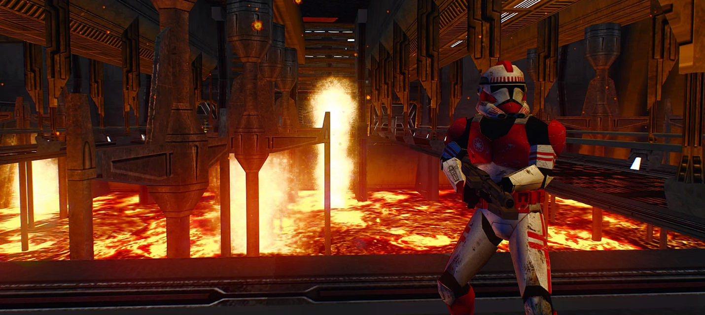 Этот мод добавляет в Star Wars: Battlefront II (2005) 25 новых карты и 5 игровых режимов