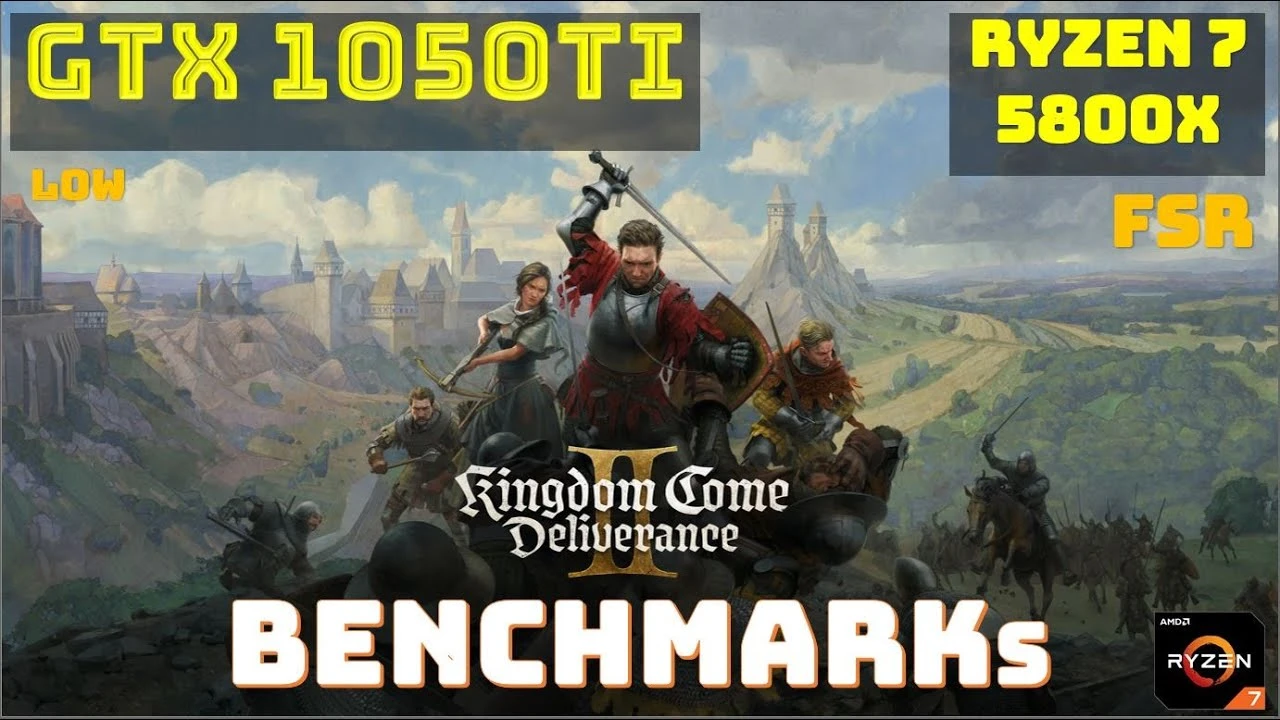 Kingdom Come: Deliverance 2 на слабом ПК - тестирование GTX 1050Ti в игре