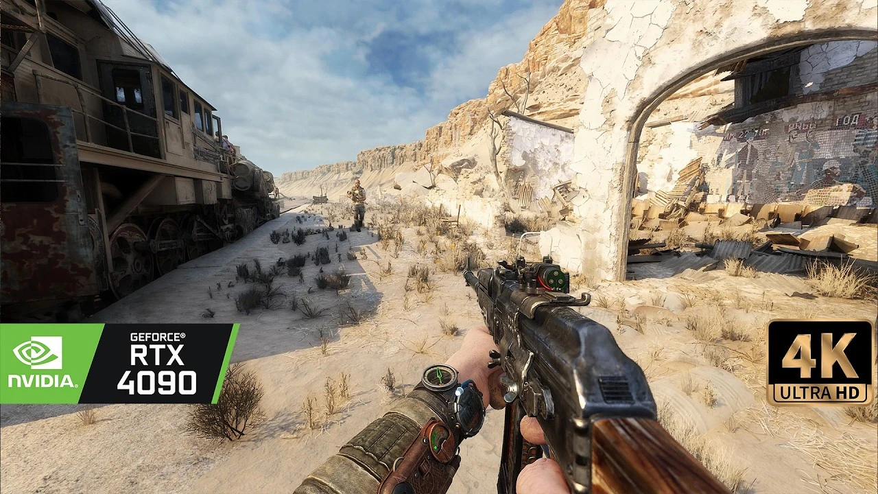 Подготовка к S.T.A.L.K.E.R. 2: геймплей Metro Exodus с трассировкой лучей на RTX 4090