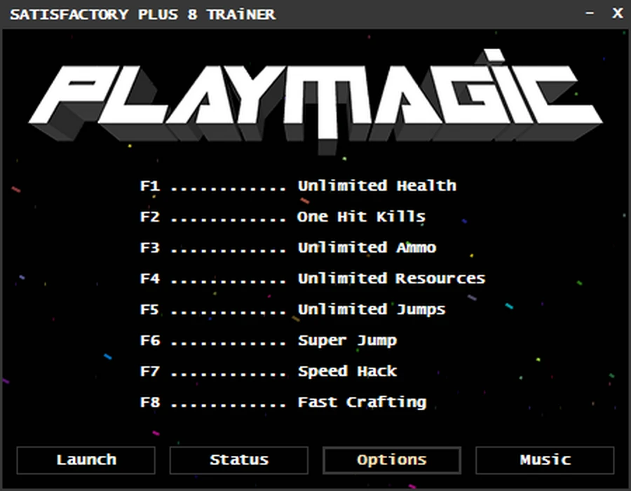 Satisfactory "Трейнер +8" [RUNE] {PLAYMAGiC}