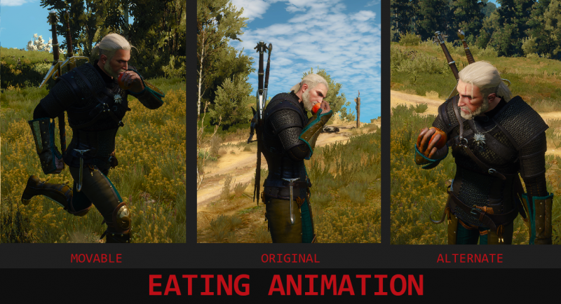 Witcher 3 "Комплексные анимации 2.3.1.1 / Complete Animations 2.3.1.1"