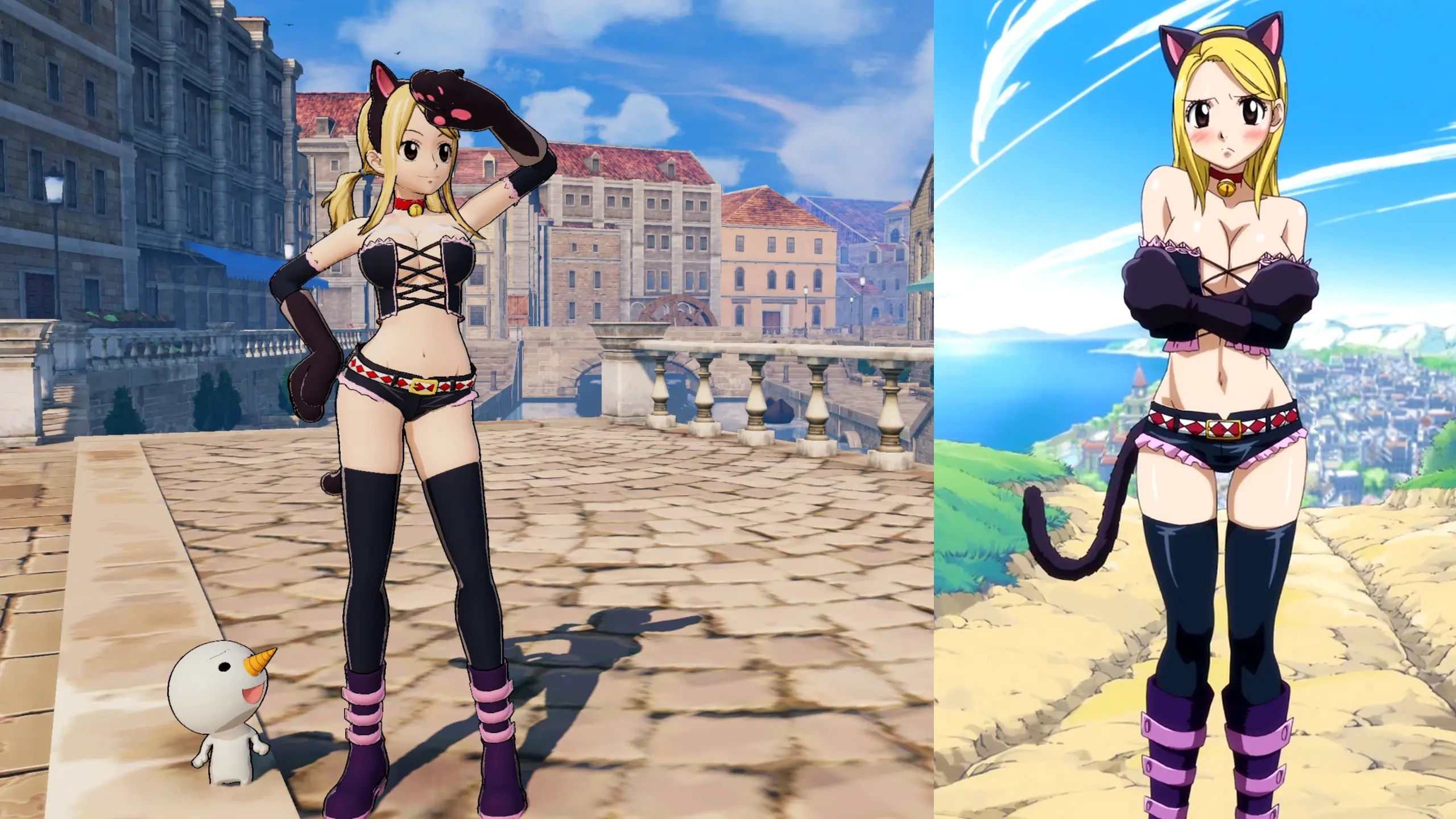 Fairy Tail "Люси в костюме кошечки из OVA"