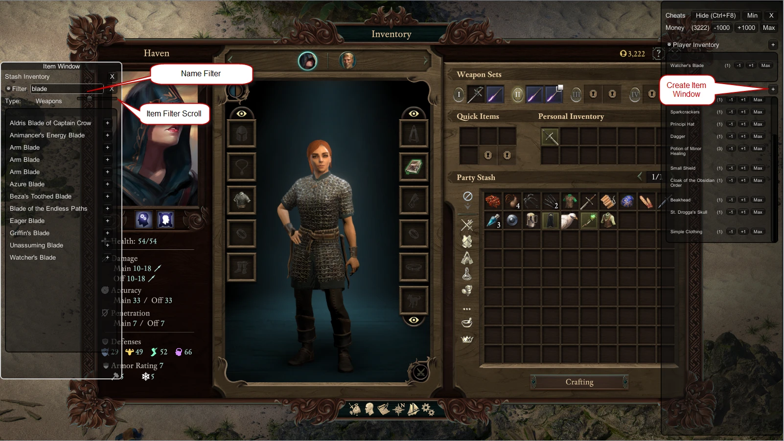 Pillars of Eternity 2: Deadfire: Чит-Мод/Cheat-Mode (Чит-Консоль / Unity Console v.0.3)