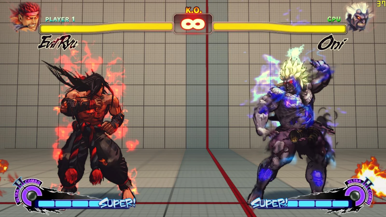 Super Street Fighter 4 "Evil Ryu from dlc4"