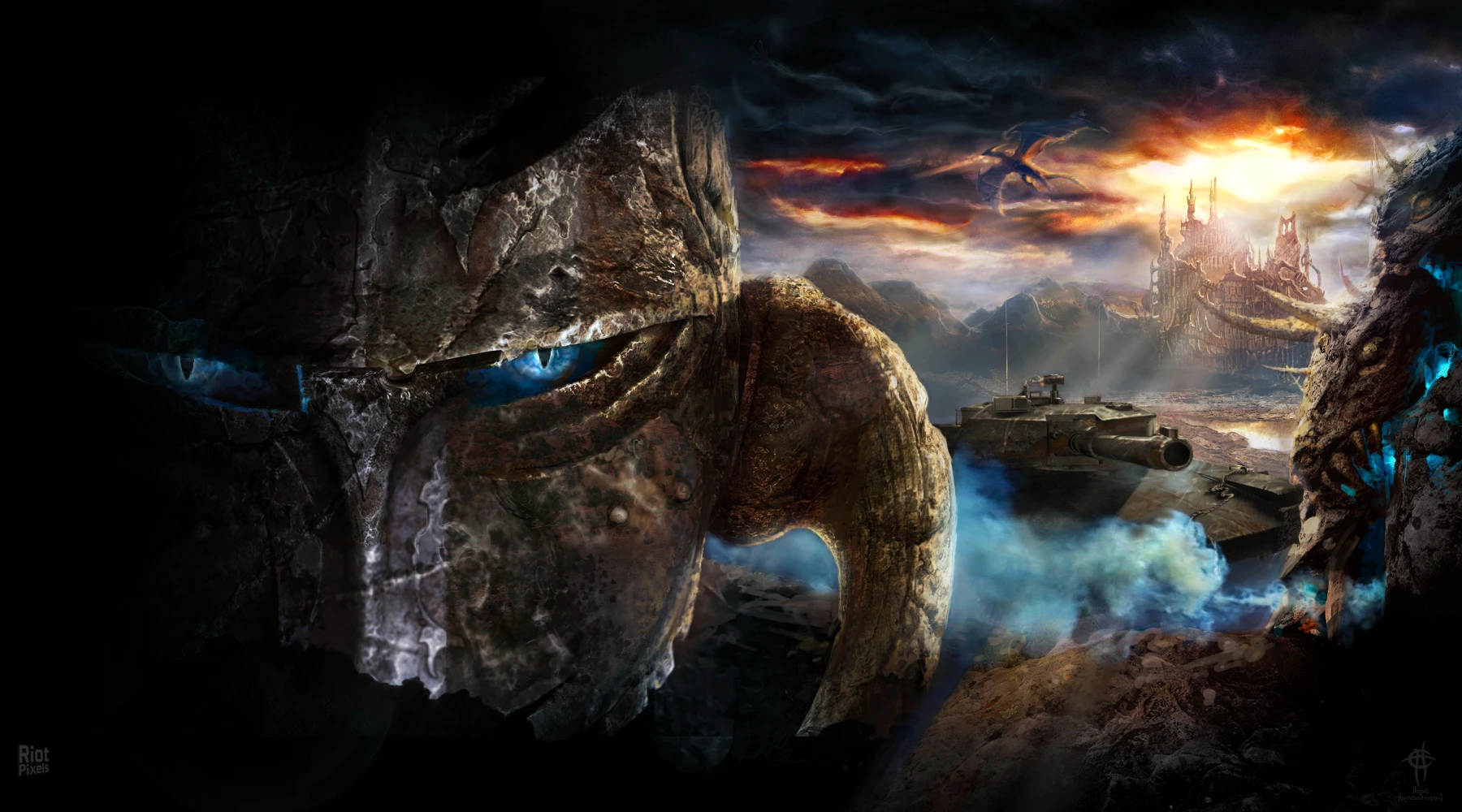 Heroes of Annihilated Empires "Карта Confrontation (ГУИ)"