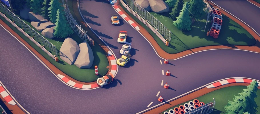 Гонки с видом сверху Circuit Superstars выйдут на PS4 в январе