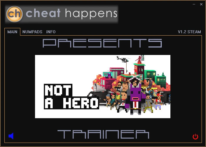 Not a Hero: Трейнер/Trainer (+2) [1.2: Steam] {elDDS}