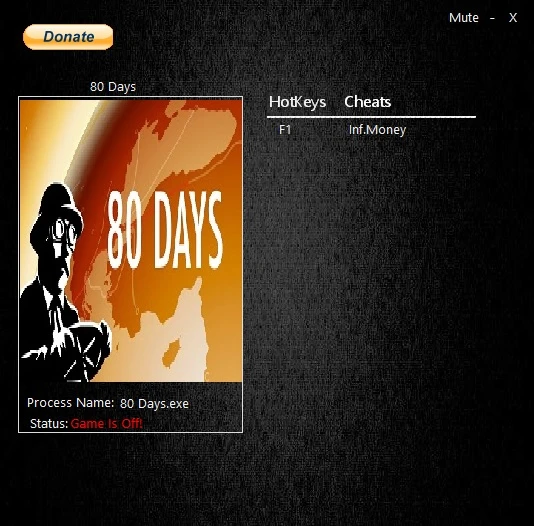 80 Days: Трейнер/Trainer (+1: Деньги / Money) [1.02s] {MrAntiFun}