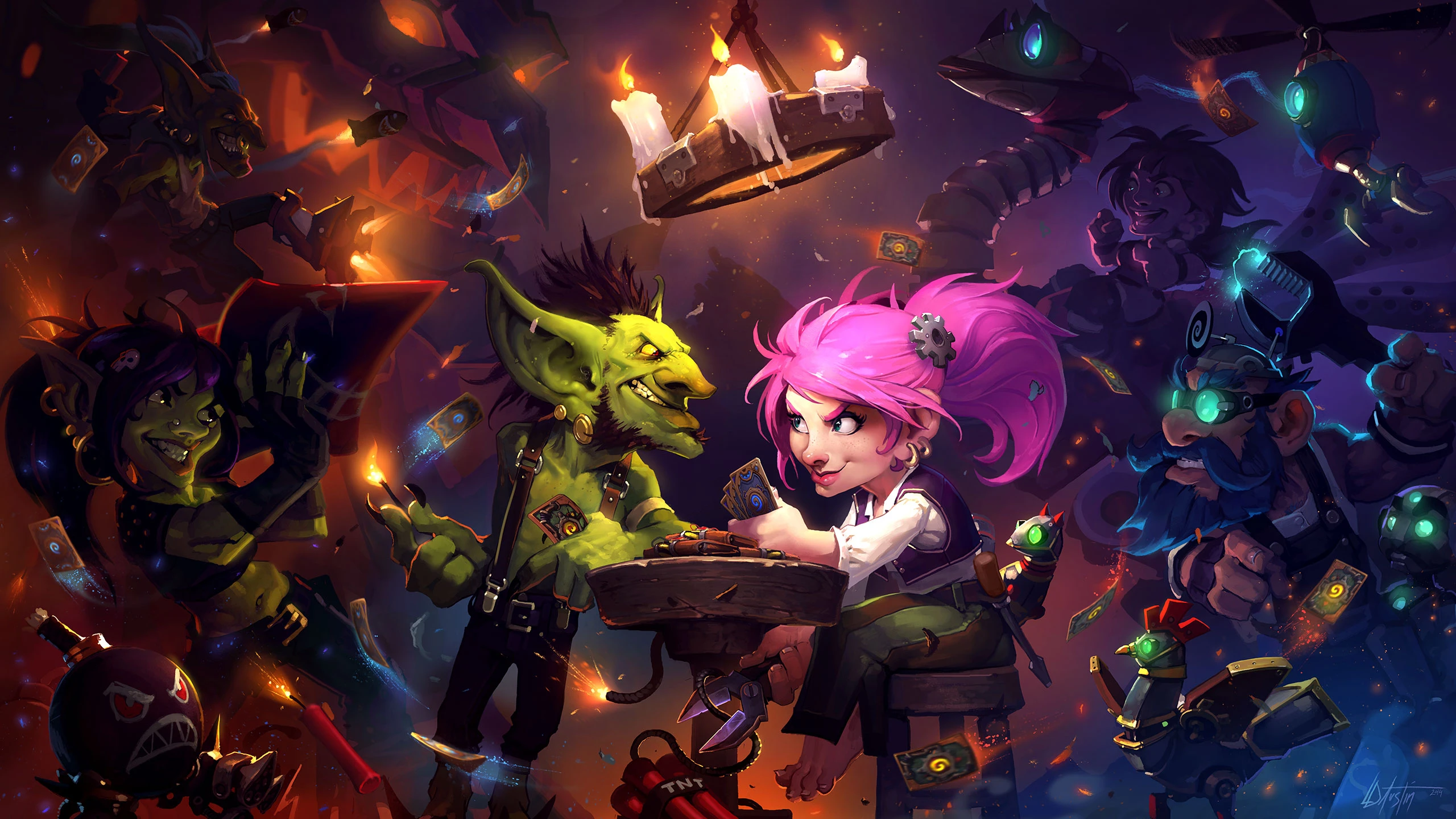 Фанат Hearthstone создал карту мира World of Warcraft с событиями из ККИ