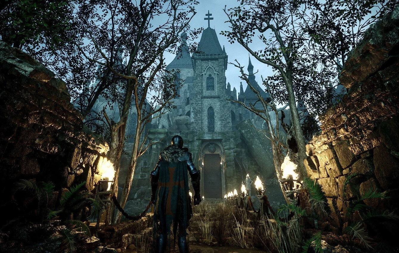 Demon's Souls на движке Unreal Engine 5 - художник представил атмосферный кадр