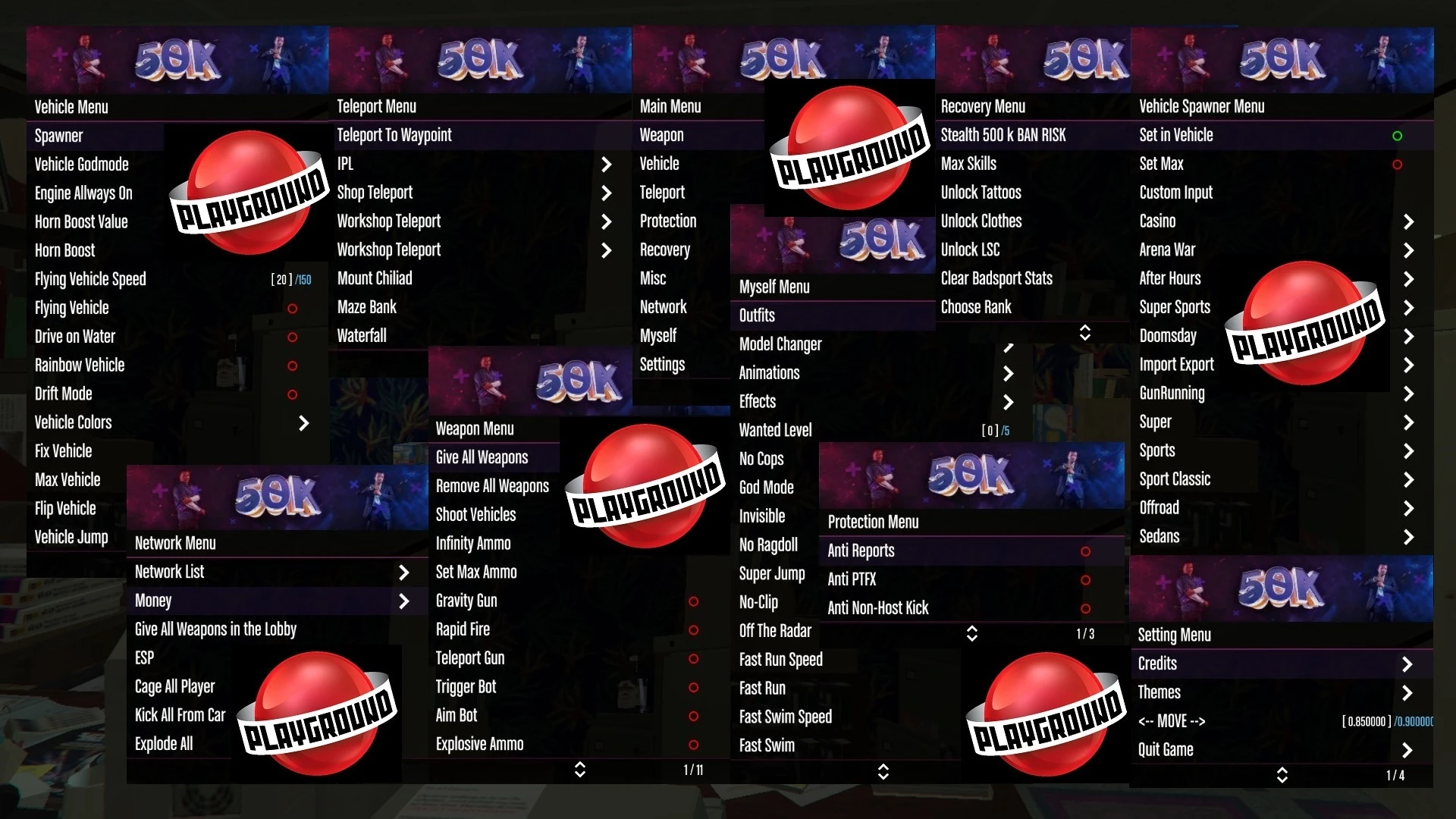 Grand Theft Auto 5 (GTA V): Чит-Мод/Cheat-Mode (50K v1.3) [1.48]