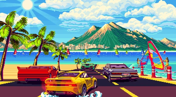 В 80's Overdrive будет несколько режимов, тюнинг и 3D