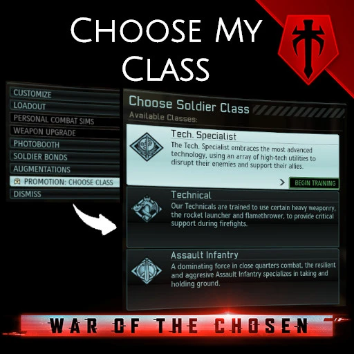 XCOM 2 "[WOTC] Choose My Class"