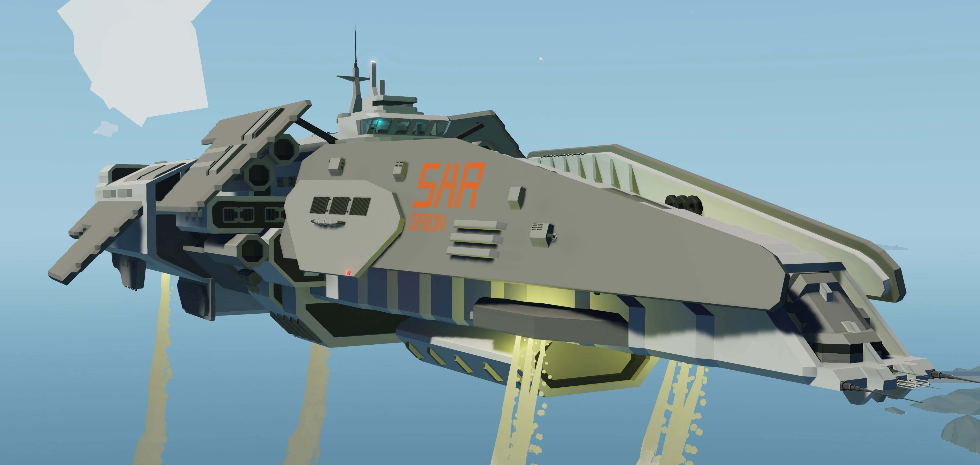 Stormworks: Build and Rescue "Усовершенствованный спасательный фрегат Орион"