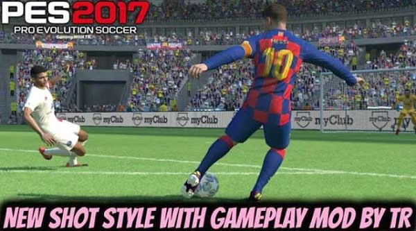 PES 2017 "New Shot Style With Realistic Gameplay Mod"