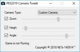 PES 2019 "Camera Tweak PC Update DLC 1.02"