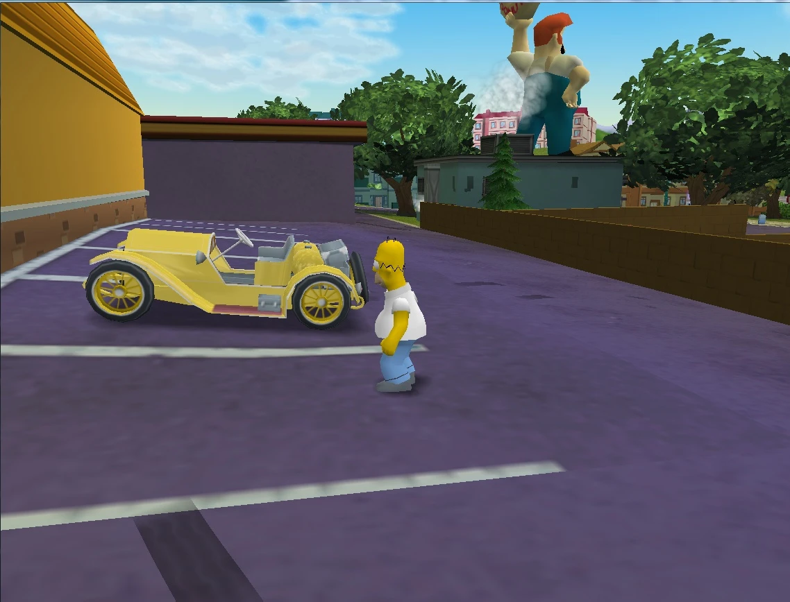 The Simpsons Hit & Run "Gold 1936 Stutz Bearcat"