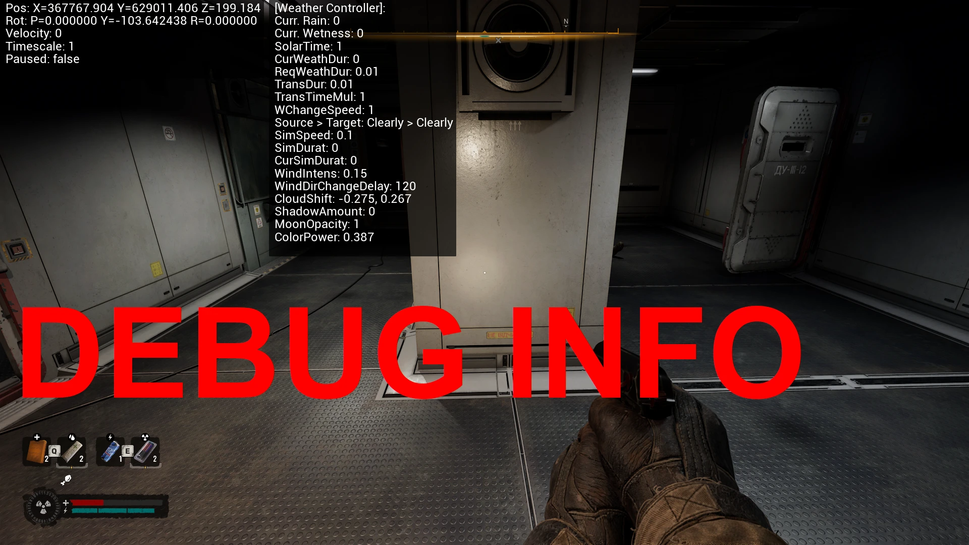 S.T.A.L.K.E.R. 2: Heart of Chornobyl "Чит-Мод: Дебаг-инфо" [0.1.0] {KeinZantezuken}