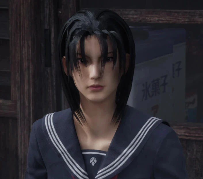 Silent Hill f "Замена лица и прически Хинако на Джун Казаму"
