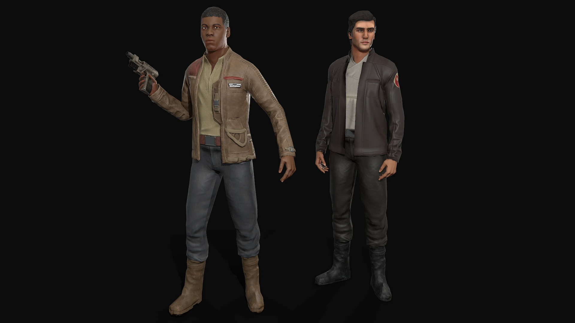 Star Wars: Jedi Knight - Jedi Academy "Poe Dameron & Finn (TFA & TLJ)"