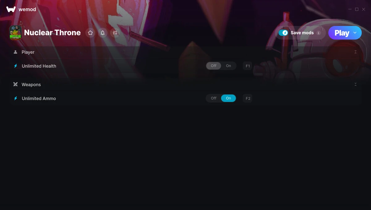 Nuclear Throne "Трейнер +2" [UPD: 07.02.2025] {MrAntiFun / WeMod}