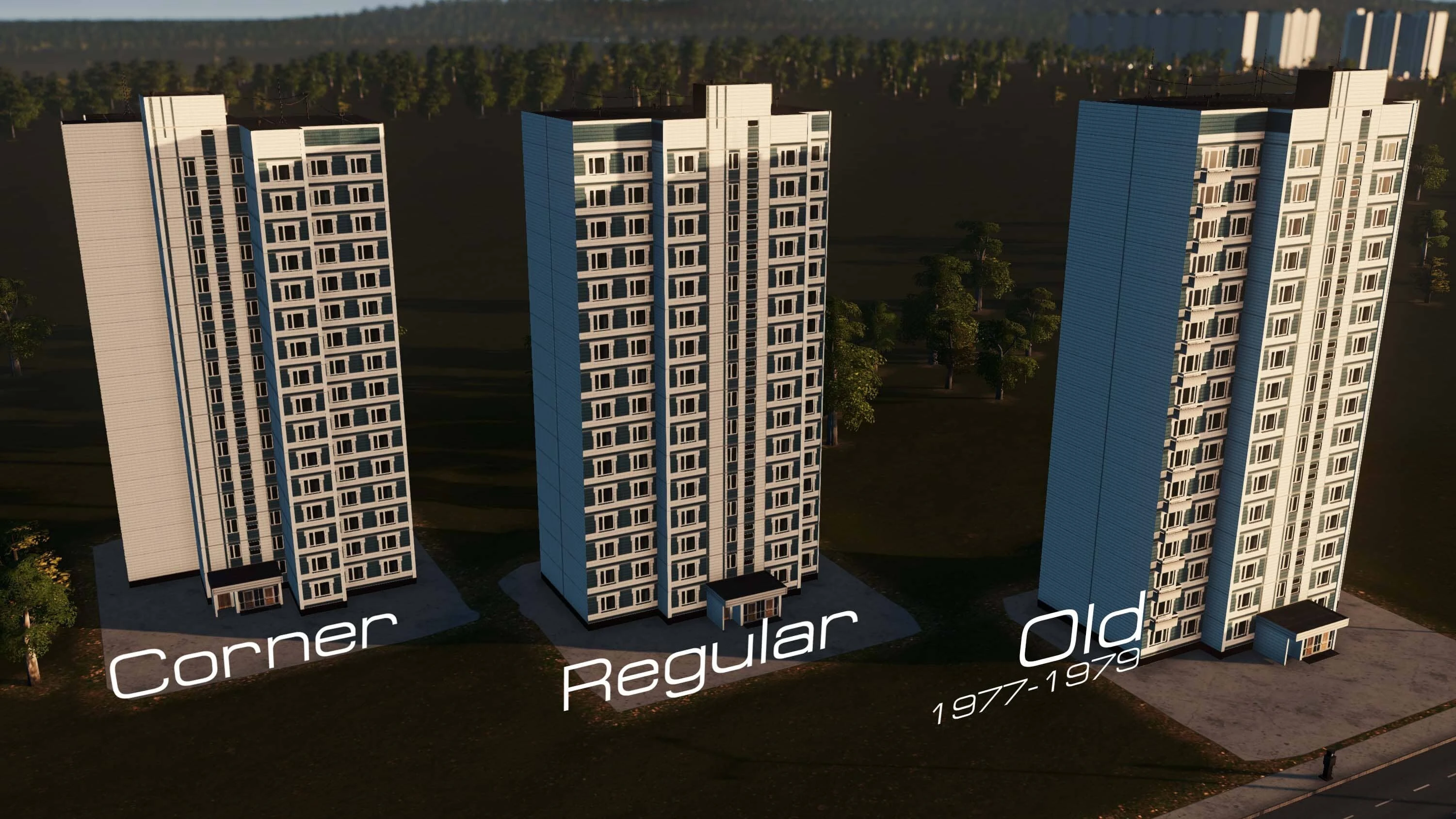 Cities Skylines "Панельные здания серии П-44"